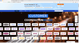 企业合作品牌滚动效果