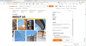 阿里巴巴国际站详情页滚动效果公司公司会展/案例证书