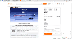 阿里巴巴国际站详情页滚动效果