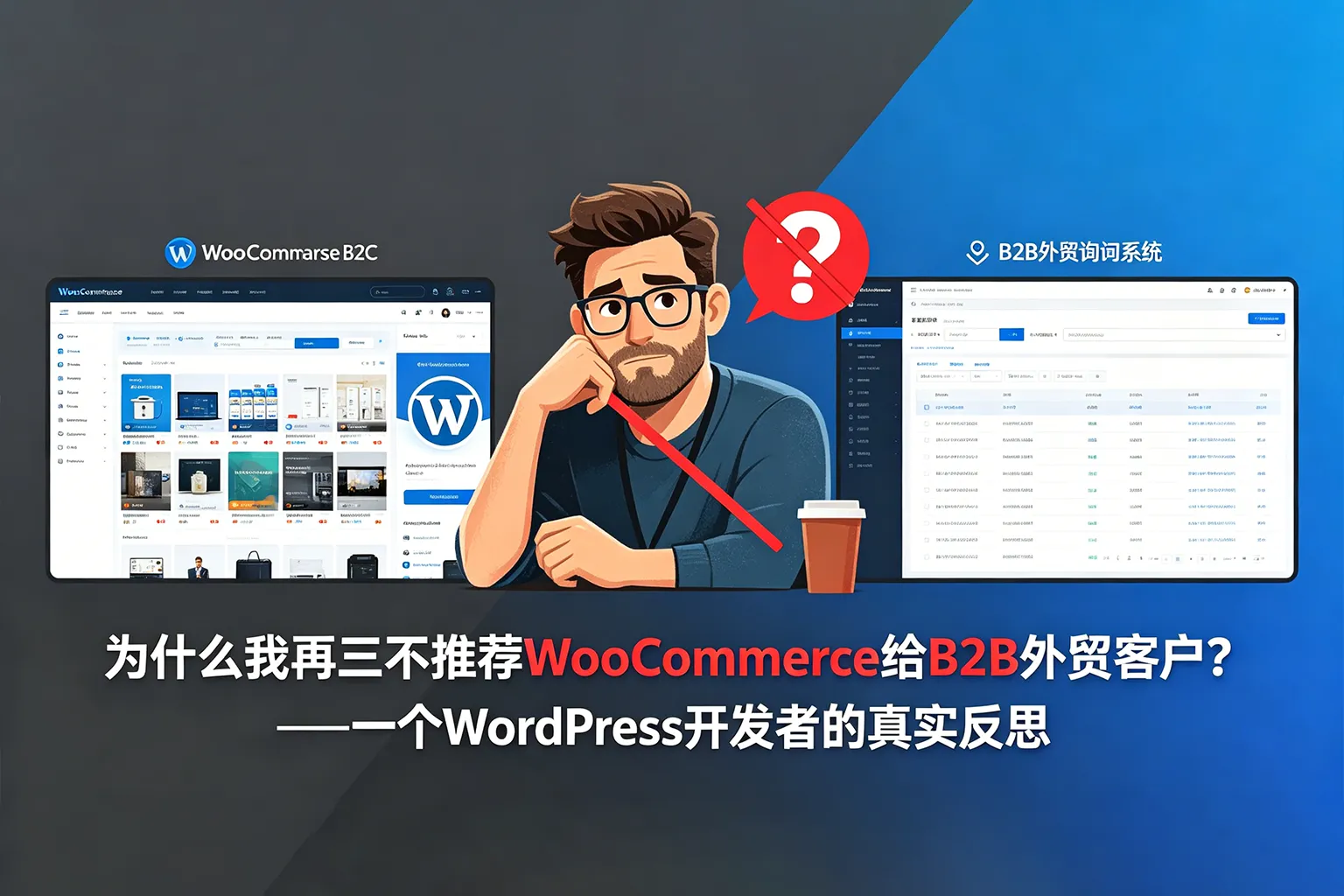 为什么我再三不推荐WooCommerce给B2B外贸客户？——一个WordPress开发者的真实反思